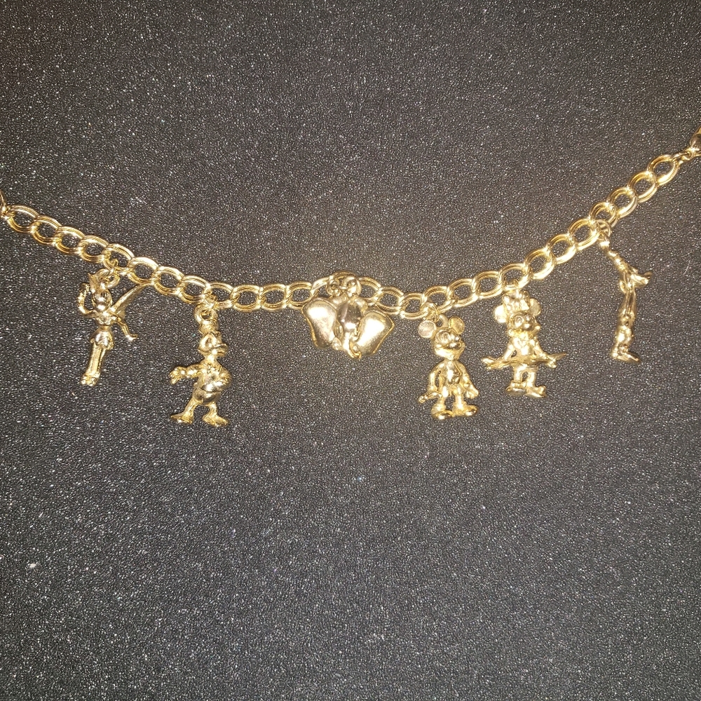 Vintage Disney Charm Bracelet